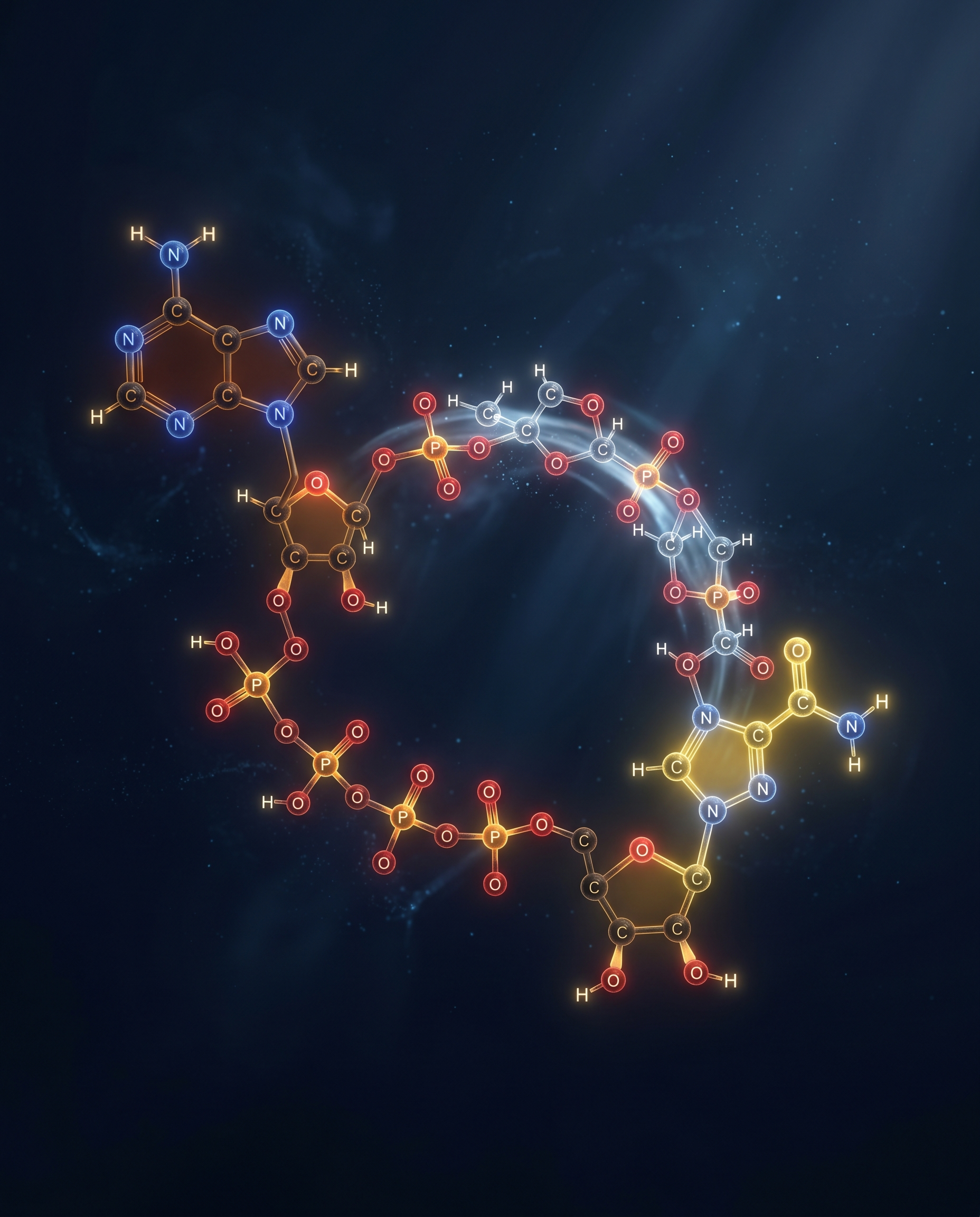 NAD+ molecular structure